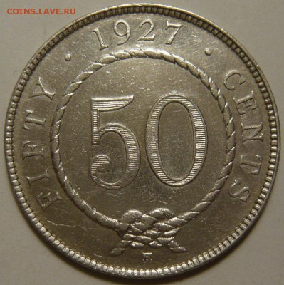 Саравак 50 центов 1927г - P1180536.JPG