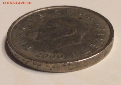 50000 лир 2000г.(50 Bin Lira)Турция-Ататюрк 14.01.2018 с руб - бин