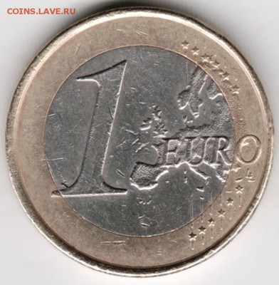 Испания 1 евро 2011 г. до 24.00 17.01.18 г. - Scan-180111-0002