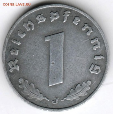 Германия 1 пфенниг 1941 г. "J" до 24.00 17.01.18 г. - Scan-180111-0019