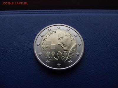2 Евро Эстония 100 лет со дня рождения Пауля Кереса - DSCF7770.JPG
