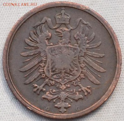 2 пфенниг 1874 G Германия 15. 01. 2018 . в 22 - 00 . - DSC_0971