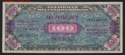 100 марок 1944 года СЗОГ.!до 22-00 мск, 14.01.18 г. - 100 марок 1944 СЗОГ а