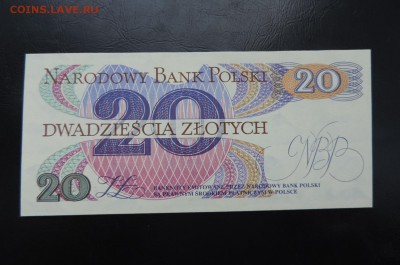 ПОЛЬША 20 ЗЛОТЫХ 1982г., UNC ДО 16.01. - ПОЛЬША 20 злотых 1982г., В..JPG