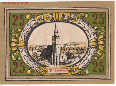 Нотгельд-Лангензальца 25 пфеннигов 1921 г. до 18.01 в 22.00 - IMG_20180112_0002