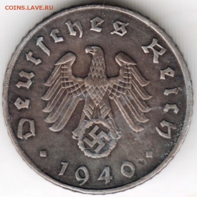 Германия 5 пфеннигов 1940 г. "А" до 24.00 18.01.18 г. - Scan-180112-0001