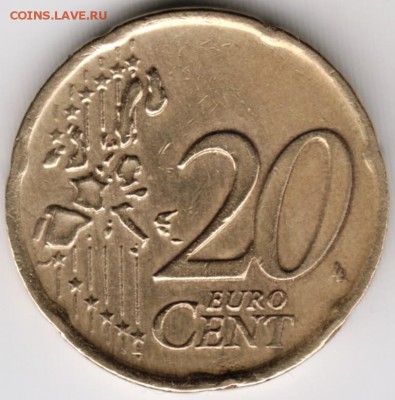 Греция 20 евроцентов 2002 г. до 24.00 18.01.18 г. - Scan-180112-0015