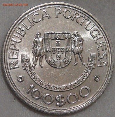 100 эскудо 1989 UNC Открытие Канарских ост.16.01.18(вт22-30) - DSC06596.JPG