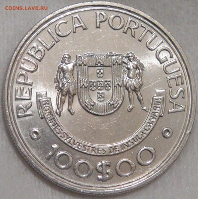 100 эскудо 1989 UNC Открытие Канарских ост.16.01.18(вт22-30) - DSC06592.JPG