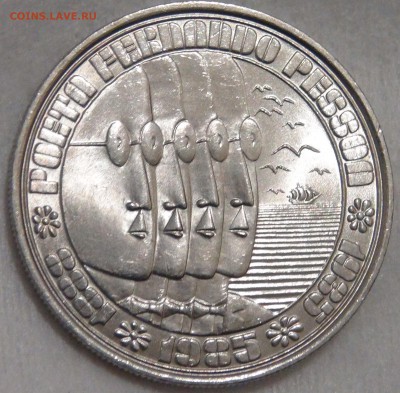 100 эскудо 1985 UNC  50 лет Фернандо Пессоа 16.01.18 22-30 - DSC06498.JPG