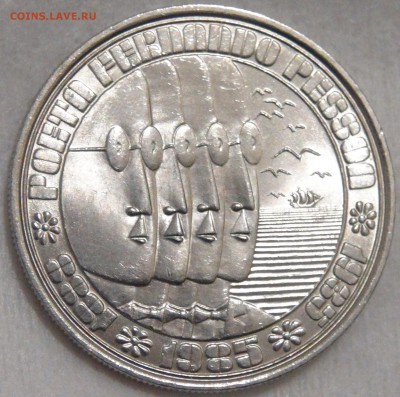 100 эскудо 1985 UNC  50 лет Фернандо Пессоа 16.01.18 22-30 - DSC06497.JPG