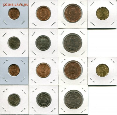 Сейшелы подборка 1953-1975 1с-1R до 16.01.18 22-00 мск - Seychelles dif