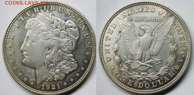 США 1 доллар 1921 год. До 16.01 В 22-00 мск - доллар