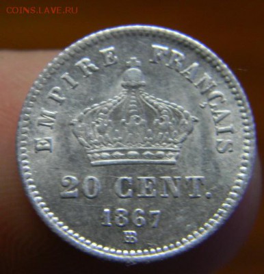 20 сантимов франция 1867 вв - DSCN3132.JPG