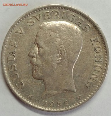 ШВЕЦИЯ. 1 крона 1932. До 17 января 22-30 - P_20180107_143927_1