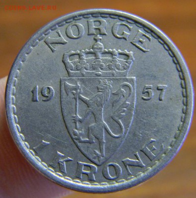 1 крона норвегия 1957 - DSCN3224.JPG
