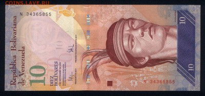 Венесуэла 10 боливаров 2009 unc  19.01.18 22:00 мск - 2