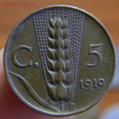 5 чентезимо италия 1919 - DSCN3278.JPG