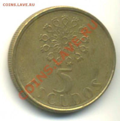 Португалия 5 эскудо 1990 г. до 2.04.11 г. 18.00 мск. - img118