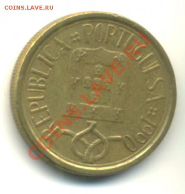 Португалия 5 эскудо 1990 г. до 2.04.11 г. 18.00 мск. - img117