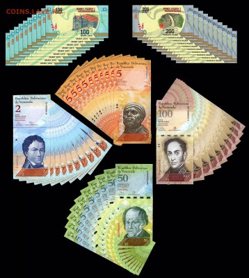 60 иностранных банкнот. UNC. до 17.01.18г в 22:00 мск - 60 бон - 1500 
