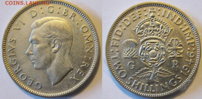 ВЕЛИКОБРИТАНИЯ 2 шилинга 1946год До 16.01 В 22-00МСК - шилинг2