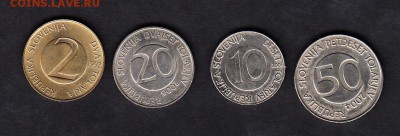 Словения 1992-2006  2;10;20;50т - 56