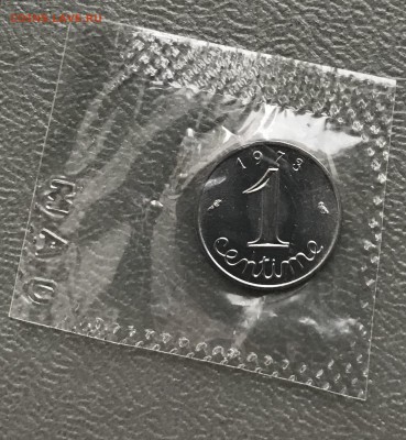 Франция, 1 Сантим 1973г., UNC, KM# 928 - 2A888F9D-08F0-4387-8B9A-C10EDC9500D2