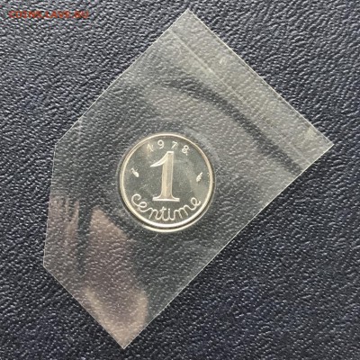 Франция, 1 Сантим 1978г., UNC, KM# 928 - 3FDF9117-7FE9-415A-BE11-251D70DD700F