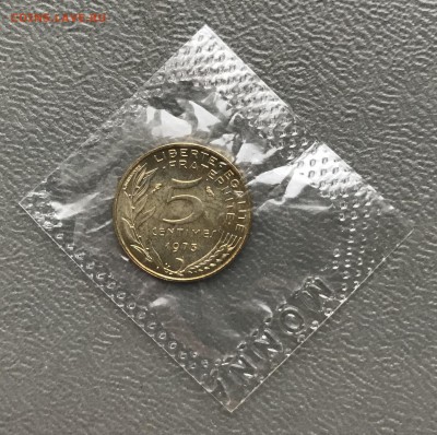 Франция, 5 Сантимов 1973г., UNC, KM# 933 - D7DCBDC1-C2C6-4928-8C84-4FD8567EF8D1