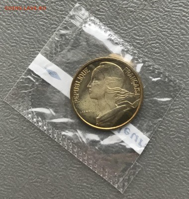 Франция, 10 Сантимов 1973г., UNC, KM# 929 - 2B5D7AF0-F8F0-4E00-894A-2D93A571E491