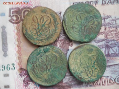 2 копейки Елизаветы 6шт 1 копейка 8 шт - DSCN7148.JPG