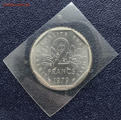Франция, 2 Франка, 1979г., UNC, KM# 942.1 - 92D7593B-0BD5-4CC1-90D3-A8AFD47D6C79