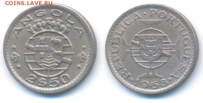 Ангола 2,5 эскудо 1968	 до 	20.01.18	 22:00 МСК - 171211_185