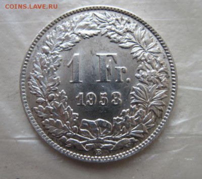 1 франк Швейцария 1953  до 16.01.18 - IMG_5843.JPG