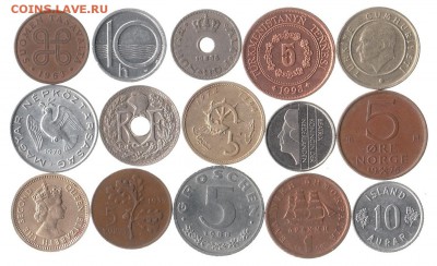монеты иностранные 15 шт. до 16.01 в 22.00 - IMG