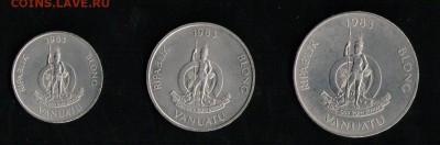 ВАНУАТУ 10,20,50 ВАТУ 1983 - 2 001