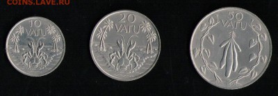 ВАНУАТУ 10,20,50 ВАТУ 1983 - 1 001