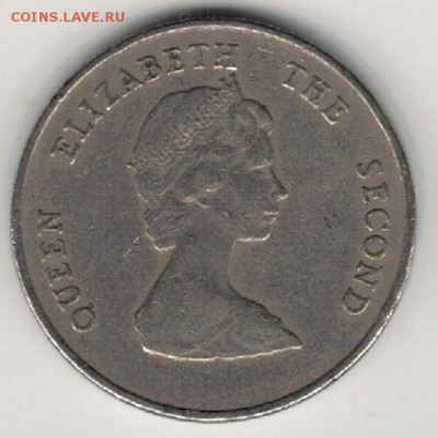 Вост.-Кариб.терр. 25 центов 1999 Корабль 22.01 в 22ч (Е513) - 4-1вкг25