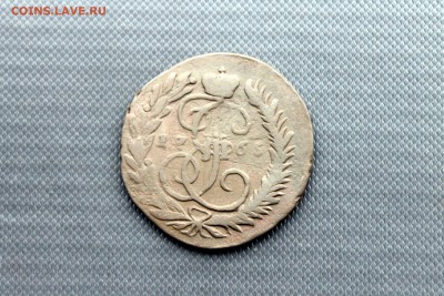 2 копейки 1766ММ перечекан из 4 копеечника (140)  17.01 - IMG_1928 - копия.JPG