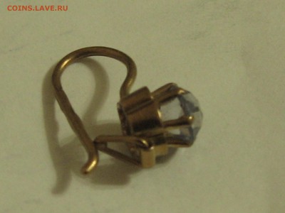 золотая серьга 583 пробы - IMG_9339.JPG