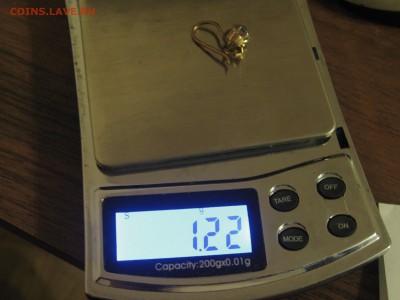 золотая серьга 583 пробы - IMG_9344.JPG