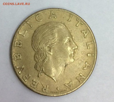 Италия, 200 лир 1978 с рубля до 19.01.2018 22:00 - 200 ли