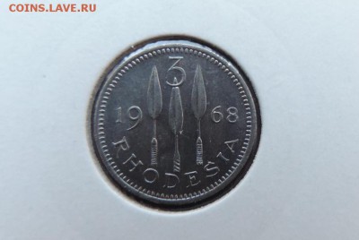 РОДЕЗИЯ 3 пенса 1968г., ДО 21.01. - РОДЕЗИЯ 3 пенса 1968 год А...JPG