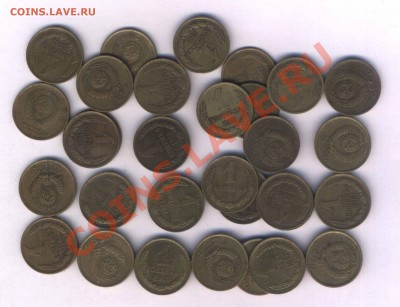 СССР 1 коп. 1961г. 30 шт. до 30.03.12.  21.30 - 7