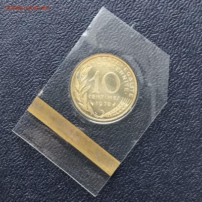 Франция, 10 Сантимов 1978г., UNC, KM# 929 - EEA05DC2-F4E4-4BF2-80F7-90DFA8693ECB