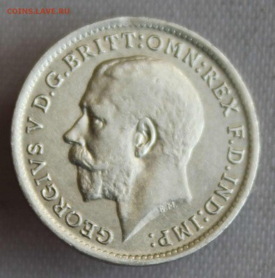 С РУБ. БРИТАНИЯ 3 пенса 1919г.MAUNDY ГЕОРГ-V   до 23.01 в 22 - IMG_0535