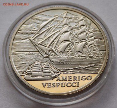 Беларусь 1 рубль 2010. Америго Веспуччи Тираж - 4000 - 4