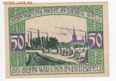 Нотгельд-Биттерфельд  50 пфеннигов 1920 г. до 23.01 в 22.00 - IMG_20180117_0016