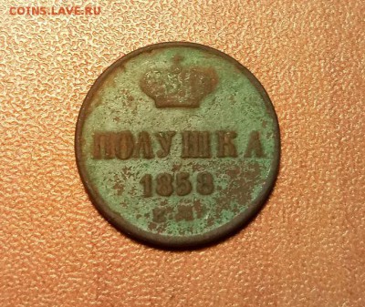 Полушка 1858 г. ем - P80117-184146